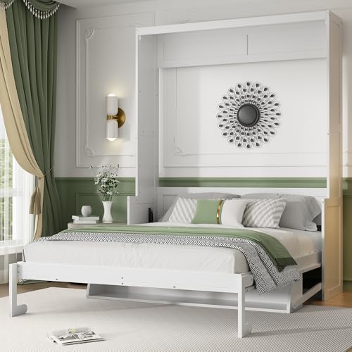 PVWIIK Queen Murphy Bed Frame