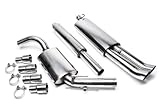 1G1 1983/11-1985/08 1043 ccm TA Technix Edelstahlanlage 2x76mm DTM VW Golf II