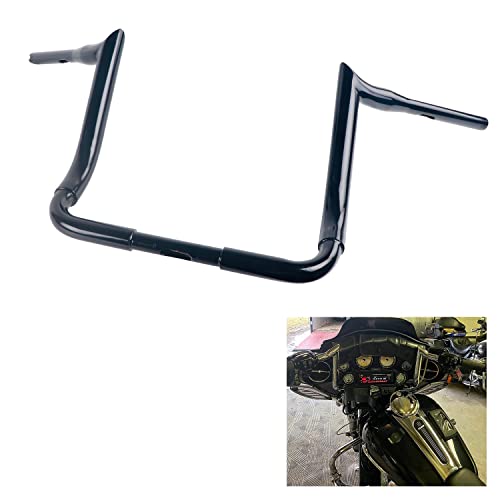 1.5'' Big Dude 12'' Height Handlebars For Harley Davidson Touring Street Glide Handlebars, Ultra Classic Handlebars, Electra Glide Handlebars, Ultra Limited Handlebar & Trike Handlebars Update #TOP11