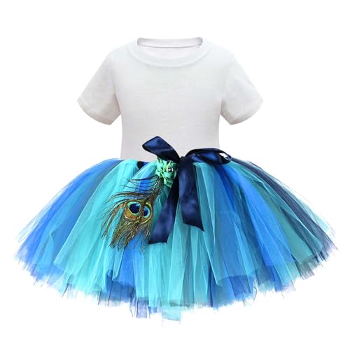 Jupe en tulle fille avec doublure douce et barrette pour danse