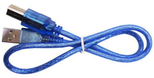 Image of 30cm Blue USB Mini USB Micro USB Cable for Uno R3 Nano /MEGA 2560 /Leonardo /Pro Micro /DUE Electronic Components (PACK OF 1)