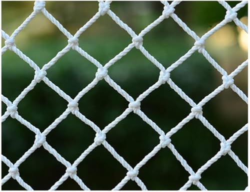 Robusta rete di sicurezza per gatti per finestre del balcone, rete di protezione per bambini, anti-caduta, per arrampicata all'aperto, ringhiera, ringhiera (5 cm, 1 x 3 m)