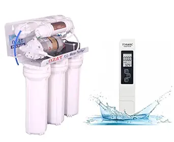 Ozat pure water R.O. water purifier 12/15 liter. 5 stage with TDS controller. Installation kit