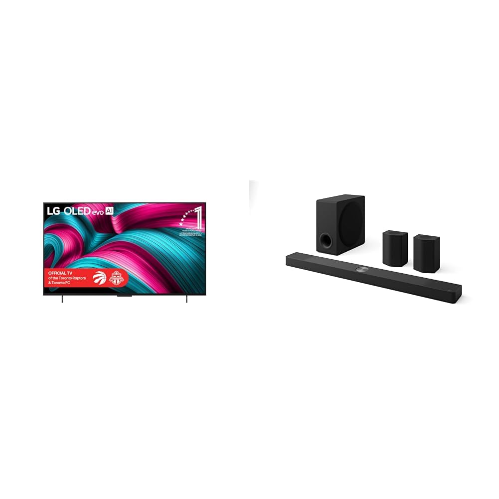 LG 65-Inch C5 OLED evo 4K Smart TV - α9 AI Processor 4K Gen 8, Alexa Built-in, Up to 144Hz Refresh Rate, HDMI 2.1, G-Sync, FreeSync, VRR, WebOS 25, Dolby Vision (OLED65C5PUA, 2025) — view 23