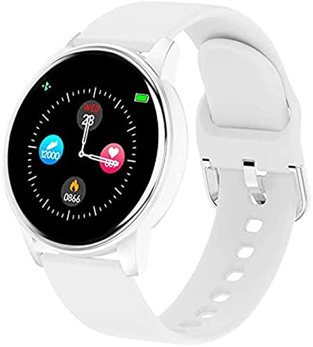 KRASS Women Smart Watch- Sports Ladies Smart Watch Real-Time Weather Forecast Activity Tracker Heart Rate Monitor For Android IOS,White,Collector88