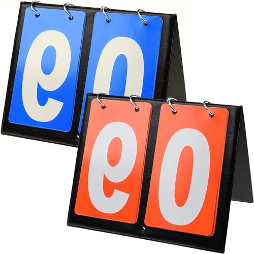 2 Pezzi Tabellone Segnapunti Punteggio,Tabellone Segnapunti Sportivo,Per Basket, Calcio, Badminton, Tennis.