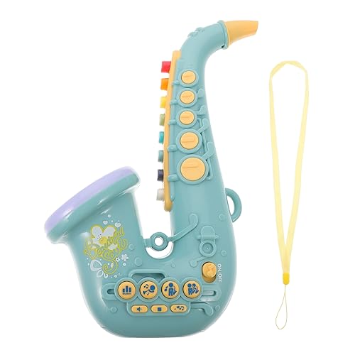 Kisangel Portable Boys and Girls Saxophone Toys Musical Instrument Toys for Boys and Girls Educational