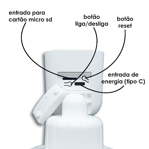 Camera Wifi Externa Segurança Bateria longa duração IP Orbitronic