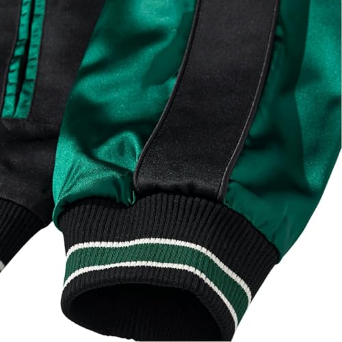 Veste de baseball brodée style chinois homme polyvalente