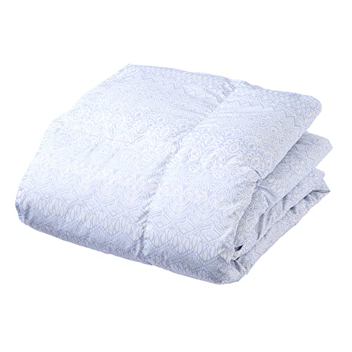 西川 (nishikawa) ダウンケット 羽毛肌掛け布団 ダブル 洗える ダックダウン50% ふんわり 増量 0.6kg ブルー KE22980410800