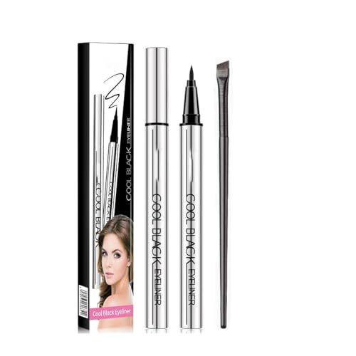 Delineador de ojos de larga duración: ligero, resistente al agua, a prueba de manchas, aplicación suave durante 24 horas, textura ultra cremosa y sedosa (1 pcs)