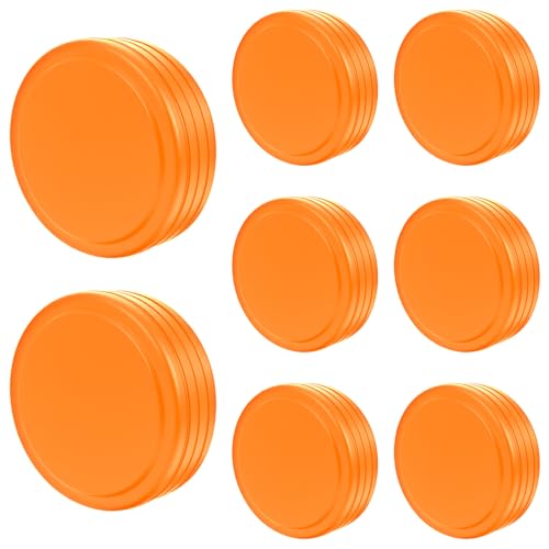 8PCS Luggage Wheel Cover,Silicone Luggage Wheel Protector Covers,Reusable Inner Diameter 1.57 In Suitcase Wheels Covers, Essential Travel Accessories, Orange