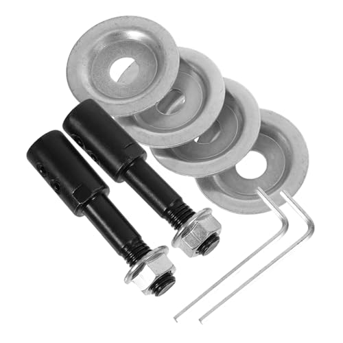 Alipis 2juegos Kit De Adaptadores De Eje De Motor Para Amoladora Angular Con Eje De Conexión De Acero Para Rueda De Pulido De Accesorio Para Esmeril y Ruedas De Molienda Resistente y Prec