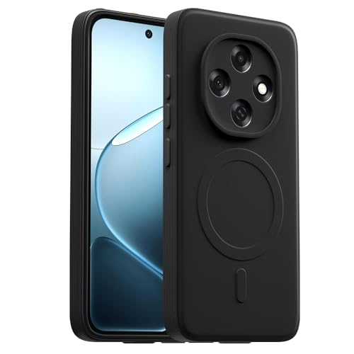 Image of Back Cover for Oppo F31 Pro 5G | MagFit Ring Design (Non-Magnetic) | Shockproof Protection | Anti-Slip Grip | Raised Camera Edges | Slim Protective Case for Oppo F31 Pro 5G (Matte Black)