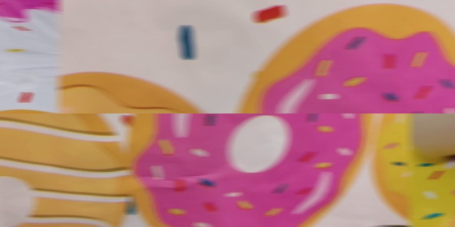 2 Pcs  Donut Table Cover