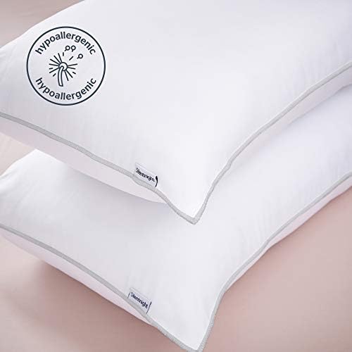 Silentnight Luxury Ultrabounce Pillows 2 Pack  Pack of 2 Soft Medium Support Hotel Quality Bed Pillows Pack of 2 for Side, Stomach and Back Sleeper  Hypoallergenic Machine Washable