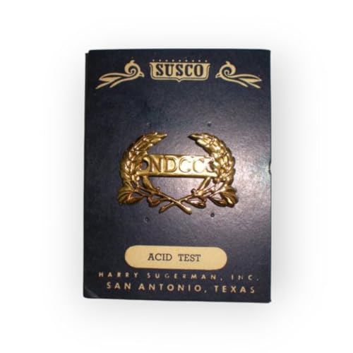 1950'S Era National Defense Cadet Corps Ndcc Cap Badge - Mint On Card