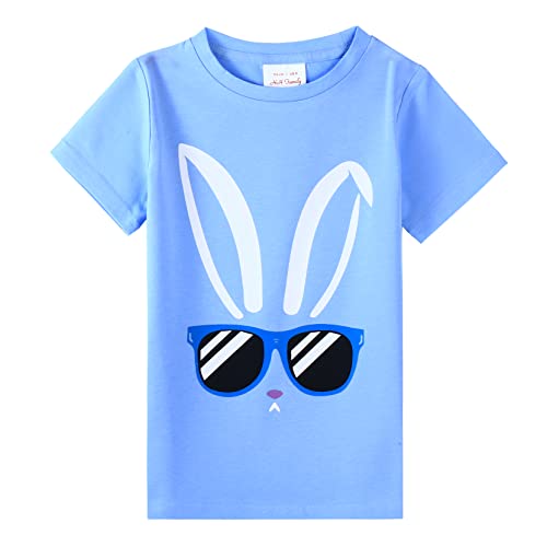 HH Family Easter Shirts for Boys and Girls Kids Easter Gift Bunny T-Shirt Clothing 3-12 Years - Main Image