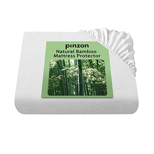 Amazon Brand – Pinzon Premium Mattress Protector Bamboo Viscose...