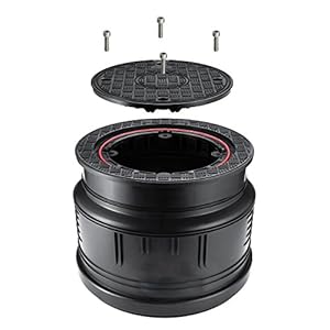 Karmat Schachtabdeckung DN400 A15 PS400 Schwarz