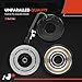 A-Premium Air Conditioner AC Compressor Clutch Kit Compatible with Ford Explorer 2011-2015 3.5L, Police Interceptor Utility 2013-2015 V6 3.7L