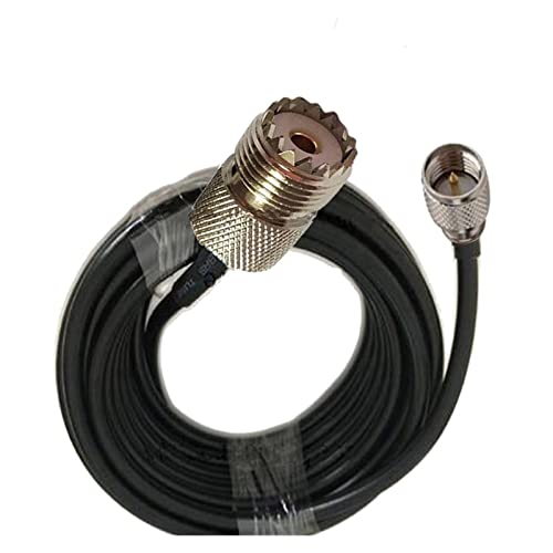 RG58 50-3 ミニ UHF オスから UHF SO239 メス R.F コネクタ同軸同軸ピグテール ケーブル Wifi アンテナ 15/50cm 1/2/3/5/10/15/20/30m(15cm)