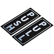 YOKIVE PVC Push Pull Door Sign, 1 Set 5" x 2" Door Sign Self Adhesive Fixed | Push Pull Sign Decals Labels Great for Home Office Shop Black Silver
