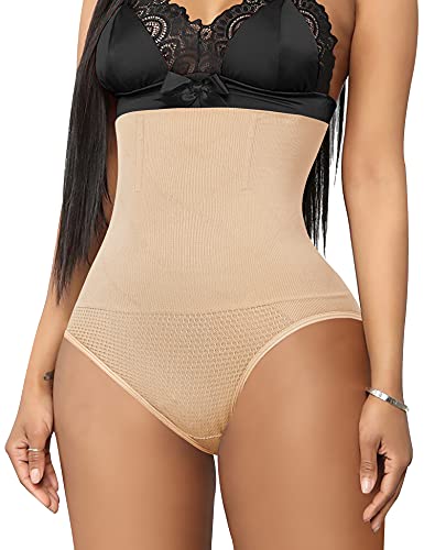 Image of Werena Tummy Control Thong Shapewear for Women Seamless Shaping Novelty Thong Panties Body Shaper Underwear