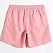 maamgic Men's 7 Inch Bathing Suits with Mesh Lining Solid Pink XX-Large