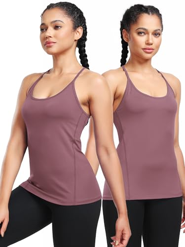 Image of NELEUS Women's Workout Tank Top Racerback Yoga Tanks Athletic Gym Shirt