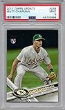 2017 Topps Update Baseball #US4 Matt Chapman Rookie Card Graded PSA 9 Mint