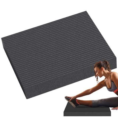 Mat De Equilibrio De Entrenamiento: No Deslizamiento, Cojín Grueso Ensanchado, Diseño De Soporte Plano | Almohadilla De Arrodillada, Alfombra De Gimnasio De Ejercicio Para Sentadillas, Tablones, Poses