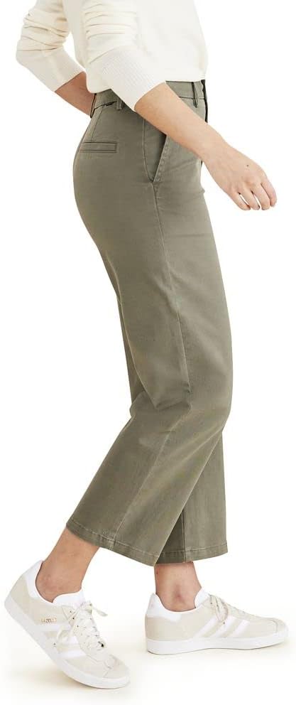 Dockers Womens Straight Fit High Rise Weekend Chino Pants - Image 3