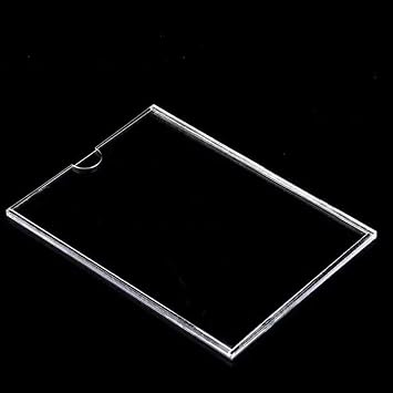 Transparent Acrylic Poster Display, A5 Acrylic Sign Menu Holder Wall Mounted for Hotel Office School Hospital Conference