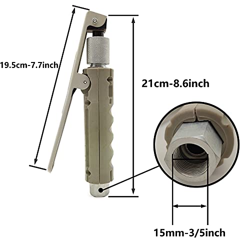 Sand Blaster Gun Contains 4pcs Ceramic Tips Abrasive Blaster Gun Nozzles Remove Paint,Stain,Rust,Grime on Surfaces by HOLDWIN - Image 4