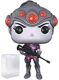 De Overwatch Widowmaker, como un estilizado vinilo POP de Funko.