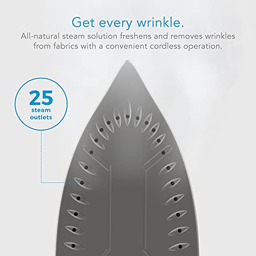 Steamfast SF-760 Portable Cordless Steam Iron, With Carrying Case, Non-Stick Sole Plate, White by Steamfast - Image 6