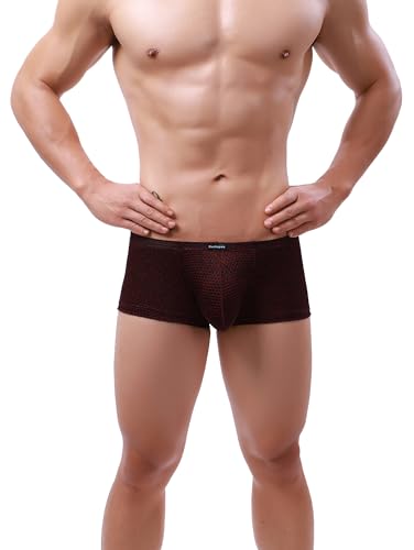 Men's Stretch Low Rise Underwear Support Boxer Briefs2