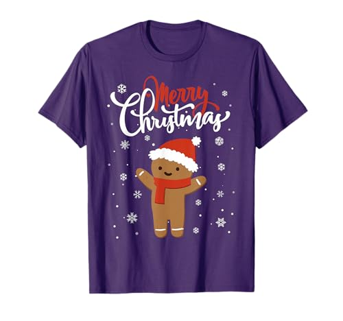 Merry Christmas Gingerbread Xmas Christmas Cookie Bakers T-Shirt