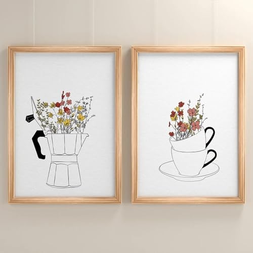 Affiches pour salon café cuisine grand format 80x120 cm résout les murs vides