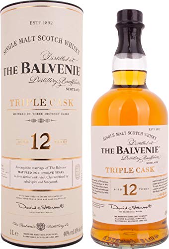 The Balvenie 12 Years Old Triple Cask 40% Vol. 1l in Giftbox