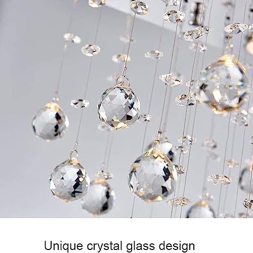 Chandelier cristal moderne de luxe en forme de goutte d'eau chic