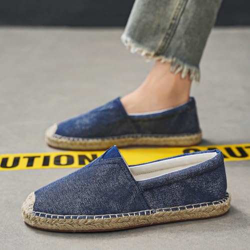 Mens Loafers Breathable Canvas Slipon Lightweight Comfortable and Casual Suitable for Daily Commute and Leisure Walking4
