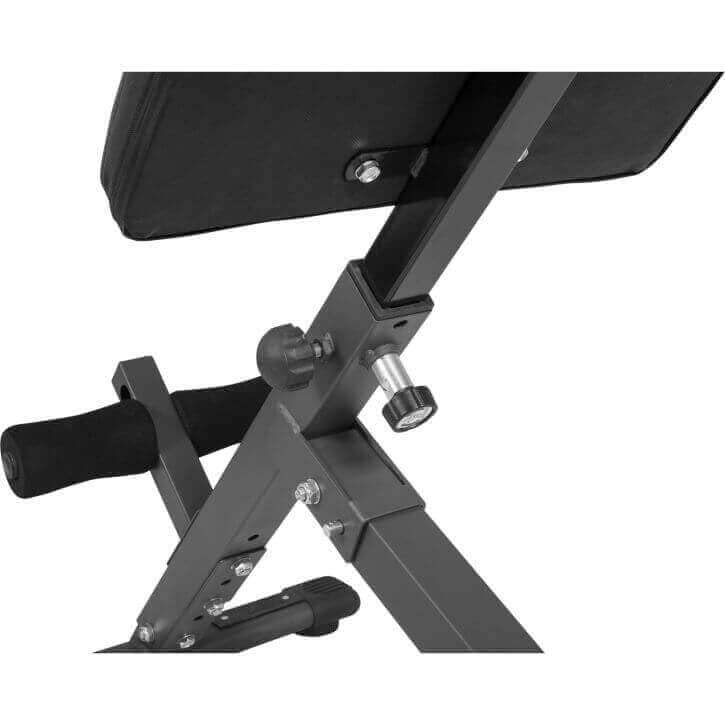 Generisch 9010051 Premium Rückenstrecker Rückentrainer verstellbar Hyperextension Bauch Rückenmuskulatur Fitness Studio Kraftsport für Frauen und Männer