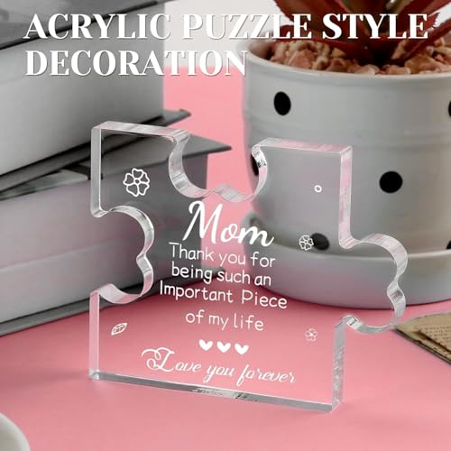 Image of Heart shaped plaque gift (Mom)