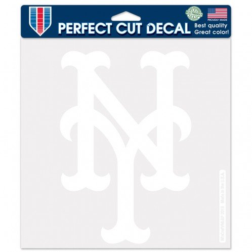 MLB New York Mets WCR02989115 Perfect Cut Decals, 8" x 8"