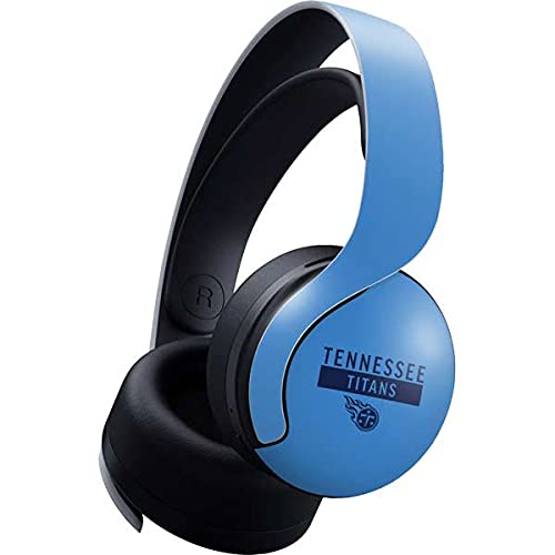 Skinit Decal Gaming Skin Compatible with Pulse 3D Wireless Headset for PS5 - Officially Licensed NFL Tennessee Titans Blue Performance Series Design