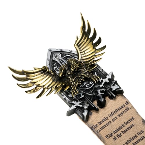 Starforged Spilla Da Frigorifero Con Scritta "Grey Knights Warhammer 40 K", Medaglietta Della Legione Dell'eresia Dell'aquila Horus, Taglia Unica, In Metallo, Senza Pietra Preziosa, One Size, Metallo, - 2