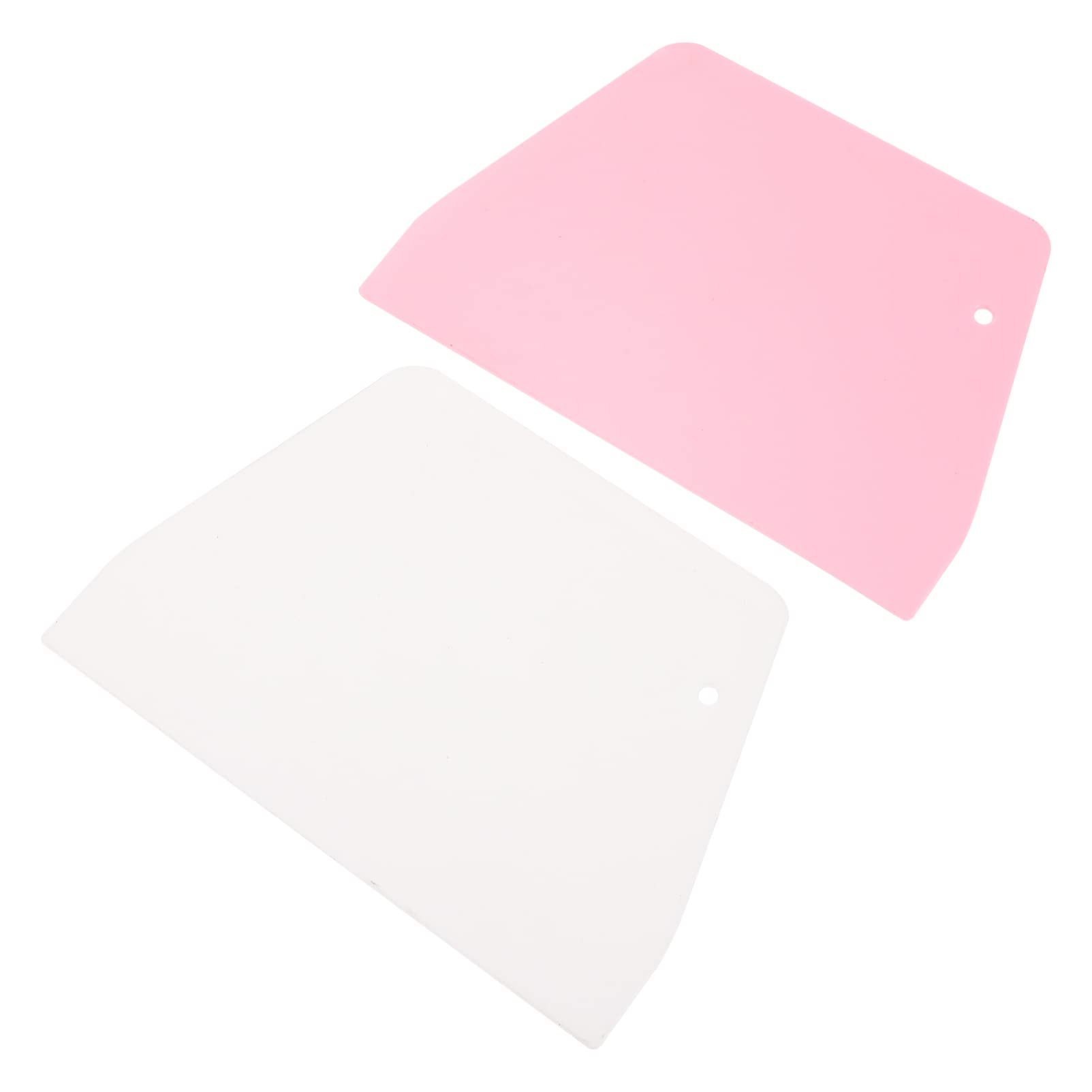 ibasenice DIY Drawing Accessories 12pcs Plastic Scrapers Multi-Purpose Spreaders for Artists