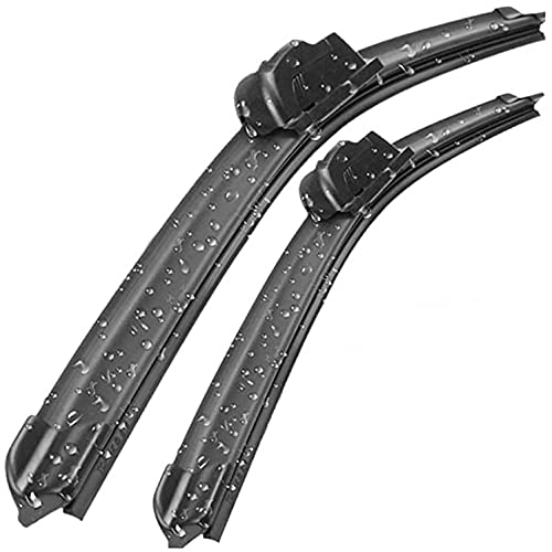 SYPNB Front Wiper Blades for Chevrolet Captiva MK1 2006-2016 2017 2018, Wipe Windscreen Windshield Replacement Auto Accessories Durable Clean without Residue